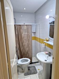 Et badeværelse på Appartement Hammem Sousse Cosy