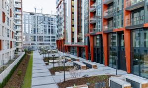 Bygningen som lejligheden ligger i