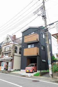 Bygningen som feriehuset ligger i