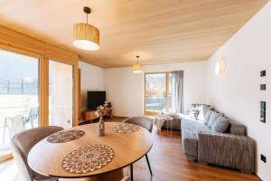 TV a/nebo společenská místnost v ubytování Gretina Appartements