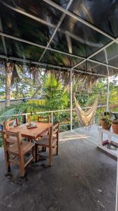 Balkón nebo terasa v ubytování Bungalows Higuera