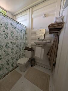 Koupelna v ubytování Bungalows Higuera