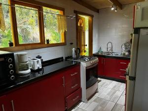 Køkken eller tekøkken på Acogedora casa ,1 a 4 personas, lista para una linda desconexión