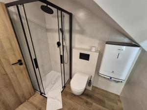 Koupelna v ubytování Penzion a restaurace Vtelenka