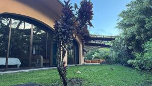 een huis met een boom voor een tuin bij LaCusuca in Guadalajara