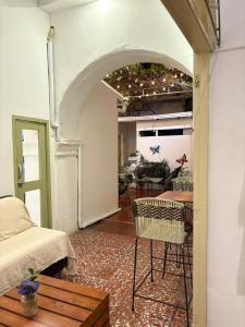 Khu vực ghế ngồi tại Casa Zaguan