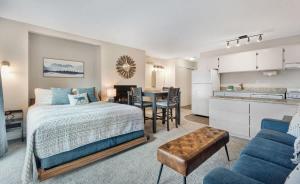 Kuchyň nebo kuchyňský kout v ubytování Downtown Studio on the River