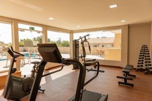 Fitnesscentret og/eller fitnessfaciliteterne på Apartamento em Cabo Frio Proximo a Praia do Forte