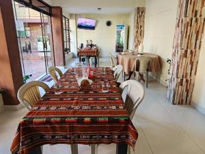 Χώρος καθιστικού στο Hostal Edén