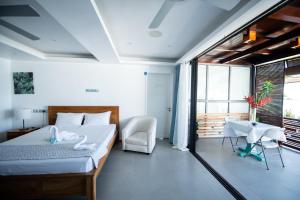 Postel nebo postele na pokoji v ubytování Holiblue