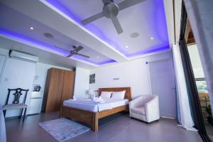 Postel nebo postele na pokoji v ubytování Holiblue