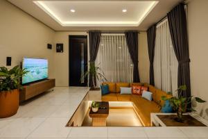 TV/trung tâm giải trí tại Nyaman Wangi Villa, Kota Baru Parahyangan
