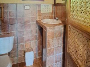 Phòng tắm tại El Dulce Reposo