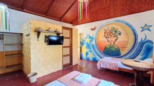 TV/trung tâm giải trí tại El Dulce Reposo