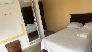 Postel nebo postele na pokoji v ubytování Hotel Ryluc