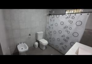 Et badeværelse på La Lujanense