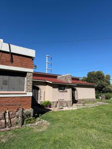 Bygningen som feriehuset ligger i