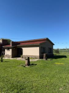 Bygningen som feriehuset ligger i