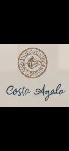 een bord voor een restaurant met een logo erop bij Costa Ayala - Bungalow 6 with 2dbl beds, 2 sofas in Los Ayala