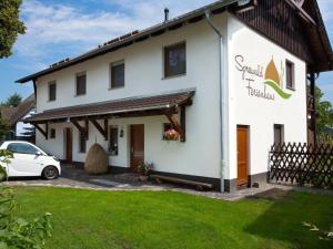 Bygningen som feriehuset ligger i