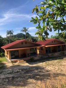 Bygningen som den private indkvartering ligger i