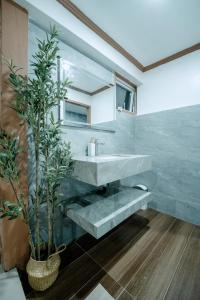 Koupelna v ubytování Mia Bae Lodge