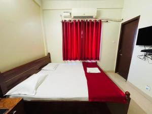 Postel nebo postele na pokoji v ubytování JP Hotel Lovely Star Retreat