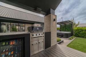 Gril dostupný pro hosty v prázdninového domu