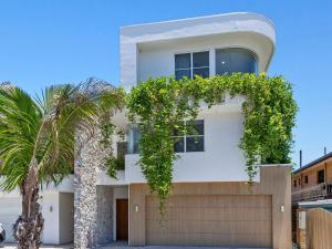 Bygningen som feriehuset ligger i