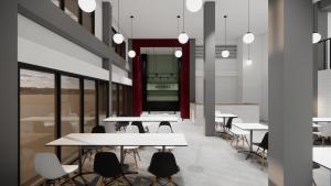 Restaurace v ubytování Holmes Pranakorn