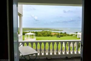 a view from the balcony of a house at Castles in Paradise by ZenBreak in Desruisseaux