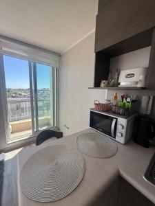 Køkken eller tekøkken på Vista Urbana y Laguna Concepción