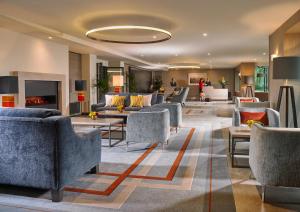 Prostor za sedenje u objektu Mespil Hotel