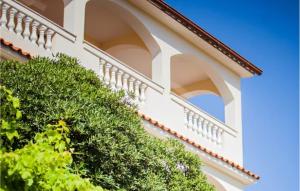 Bygningen som feriehuset ligger i