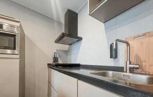 Køkken eller tekøkken på Gorgeous Home In Den Oever With House A Panoramic View