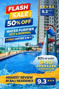 Bazén v ubytování Bali Residence Waterpark Executive Suites Melaka By GGM nebo v jeho okolí