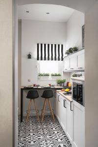 Kuchyňa alebo kuchynka v ubytovaní Brill Budapest Apartments 2