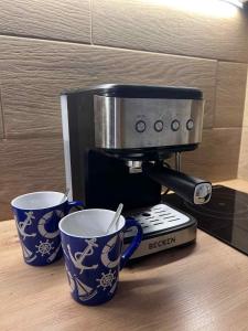 Kaffe- og tefaciliteter på Halászfalu Apartman Green Park