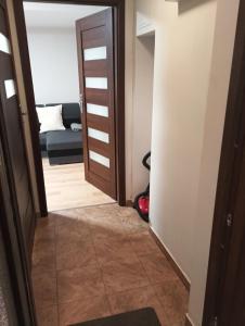 Postel nebo postele na pokoji v ubytování Oliwa Park Studio