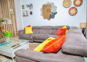 Posezení v ubytování Serenity Haven - Gated Pool WiFi Sea View