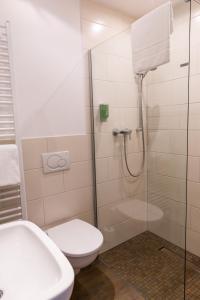 Koupelna v ubytování Burg Warberg