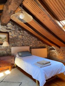 Postel nebo postele na pokoji v ubytování Casa Guardamino - Naturaleza