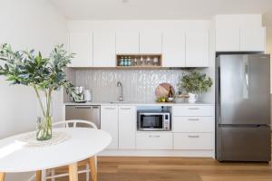 Kuchyň nebo kuchyňský kout v ubytování Olive & Salt