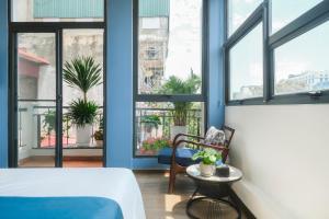 Et opholdsområde på LPM Apartment Pho Hue