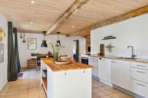 Køkken eller tekøkken på Holiday Apartment With Sea View On Strynø