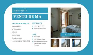 a screenshot of the properties page of a website at Ventu de Ma Studios & Rooms in Vernazza +101 photos