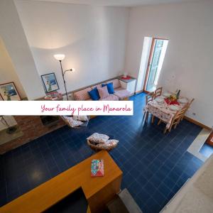 Khu vực ghế ngồi tại Il Baluardo Sea View Apartment on the Cliff