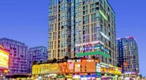 Nespecifikovaný výhled na destinaci Čcheng-tu nebo výhled na město při pohledu z hotelu