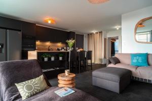 Posezení v ubytování Le Chant des Vagues - A quelques min de Carnac + 7 fotografií