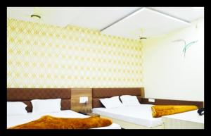 En eller flere senge i et værelse på Gull Marg